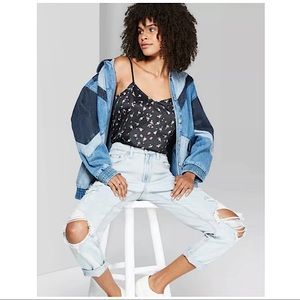 WILD FABLE | SATIN DAINTY FLORAL Y2K BOHO CAMISOLE